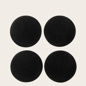 NWT 2 pairs of nipple covers black with very sticky side stays put!